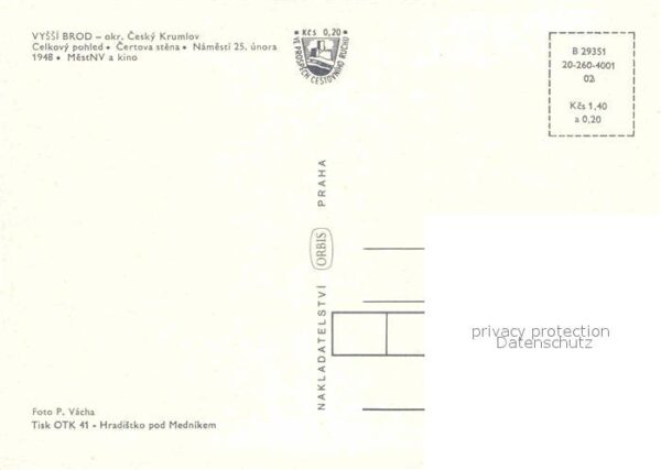Vyssi Brod Cesky Krumlov Certova Stena Namesti 25 – Bild 2