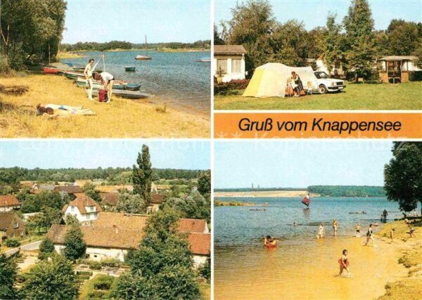 Gross Saerchen Strand Campingplatz Knappensee Teilansi