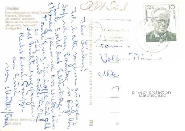 Dresden Postmeilensäule Mockritz Alt Gostritz C – Bild 2