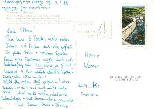 Dresden Pirnaischer Platz Ernst Thälmann Strass – Bild 2