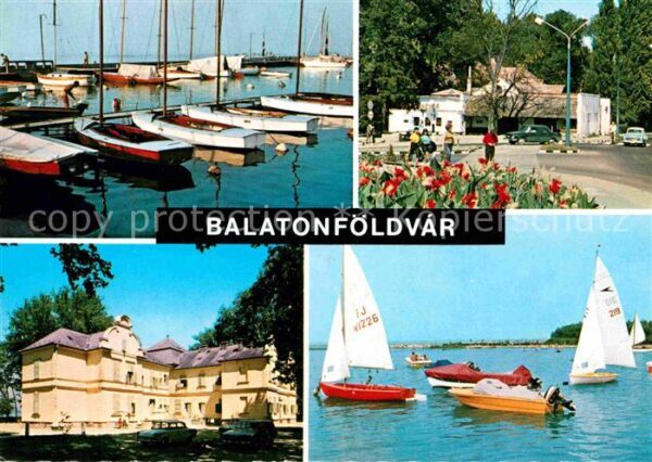 Balatonfoeldvar Hafen Teilansichten