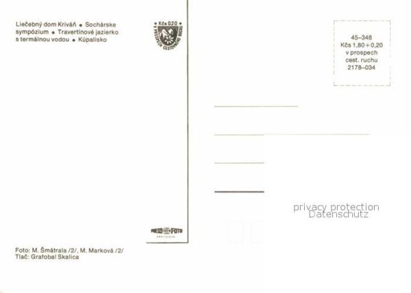 Vysne Ruzbachy Liecebny dom Krivan Socharske sympozium – Bild 2