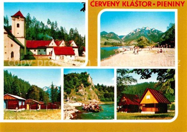 Cerveny Klastor Plaz na brehu Dunajca Pioniersky tabor