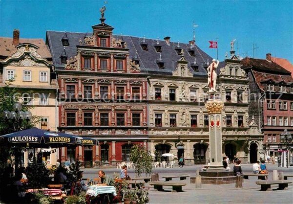 Erfurt Fischmarkt mit Römer und Haus zum Breit