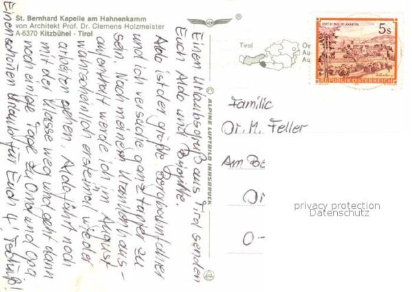 Kitzbuehel Tirol St Bernhard Kapelle am Hahnenkamm – Bild 2