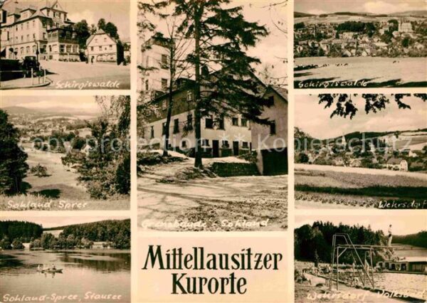 Schirgiswalde Sohland Spree  Grenzbaude Stausee Wehrs