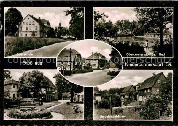 Niedercunnersdorf Oberschule Bad Brunnen Umgebindehäuser