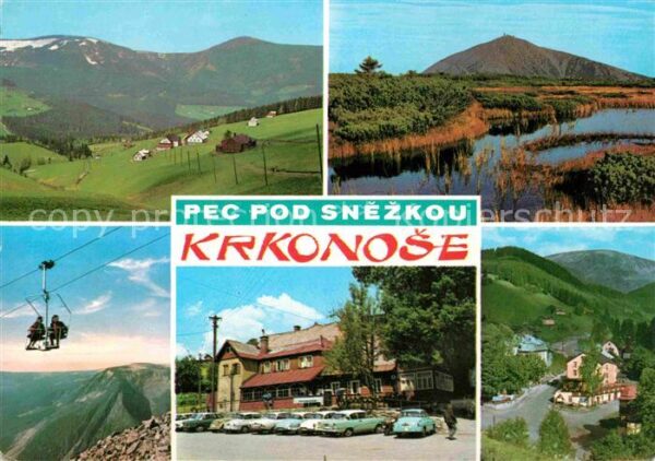 Pec pod Snezkou Bobi louky Snezka Lanovka na Snezku Hos