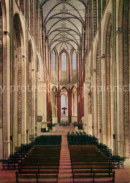 Luebeck St Marienkirche Mittelschiff