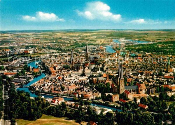 Luebeck Fliegeraufnahme