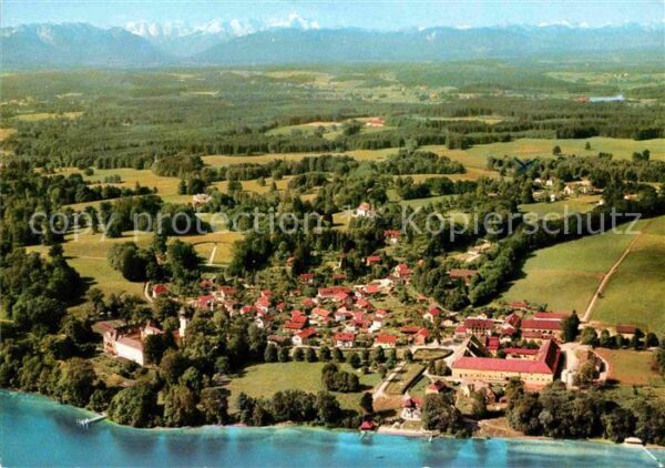 Bernried Starnberger See Fliegeraufnahme