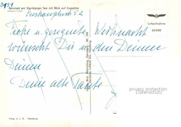 Bernried Starnberger See Fliegeraufnahme – Bild 2