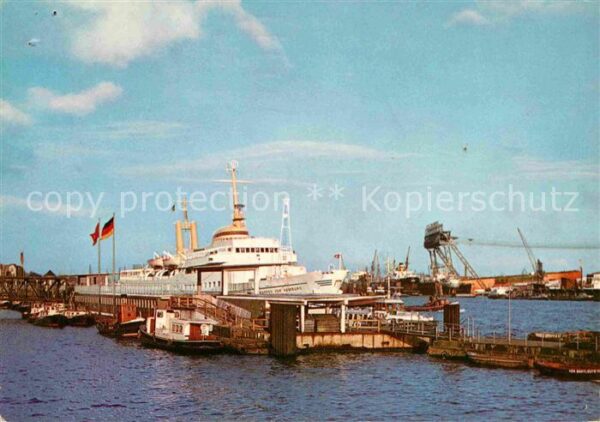 Hamburg Seebäderschiff Wappen von Hamburg St Pa