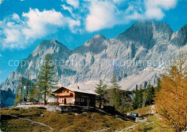 Thuerlwandhuette mit Dachstein Südwänden