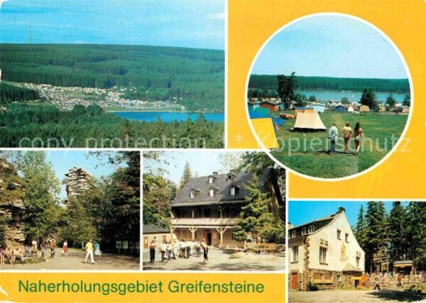 Greifensteine Erzgebirge Greifenbachstauweiher Zeltplatz Greifen