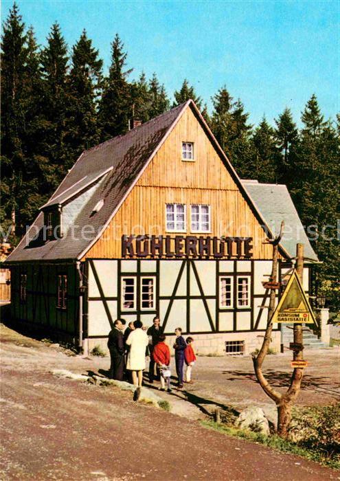 Sosa Erzgebirge Gaststätte Köhlerhütte