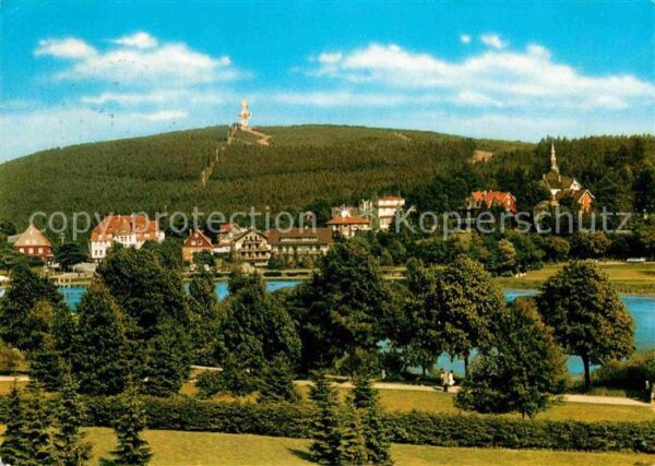 Hahnenklee-Bockswiese Harz Kuranlagen mit Bocksberg