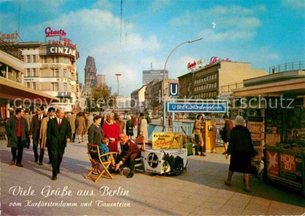 Berlin Kurfürstendamm und Tauentzien
