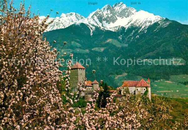 Meran Merano Schloss Tirol im Frühling
