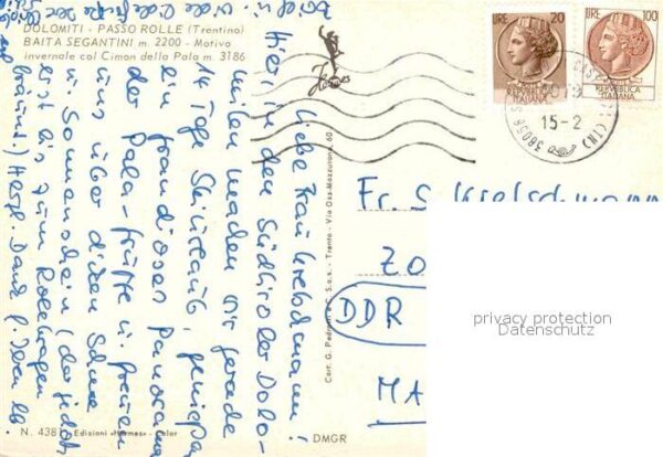 Passo Rolle Baita Seganini Motivo invernale cal Cim – Bild 2