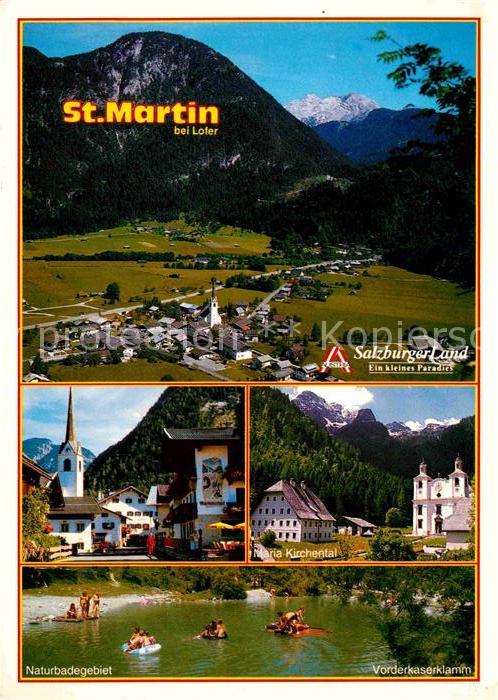 St Martin Lofer Panorama Kirche Maria Kirchental Naturb