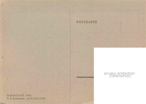 Darmstadt Schlosstor Zeichnung – Bild 2