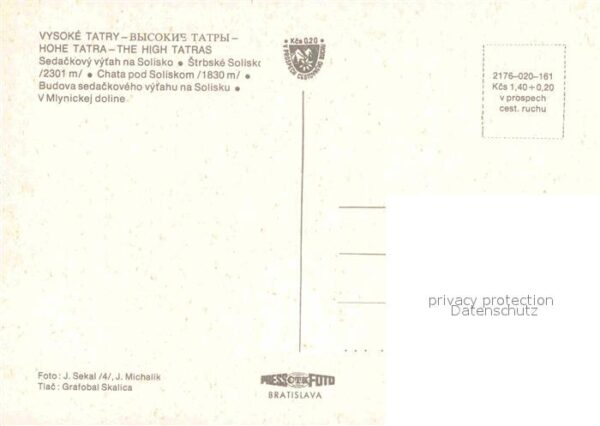 Vysoke Tatry Sedackovy vytah Strbske Solisko Chata p – Bild 2