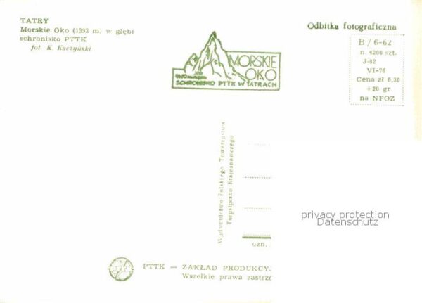 Tatry Zachodnie Morsie Oko schronisko PTTK – Bild 2