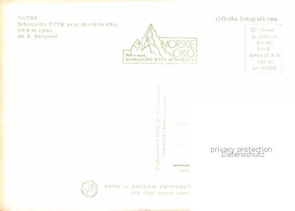 Tatry Zachodnie Schronisko PTTK przy Morskim Oku – Bild 2