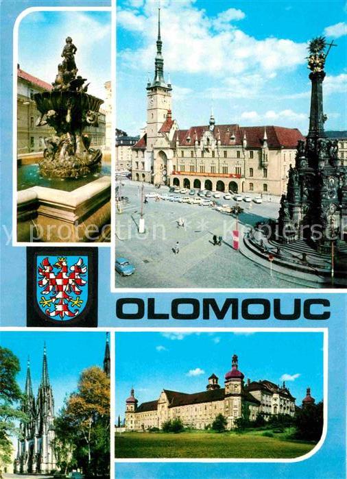 Olomouc Kasna Tritonu Namesti Miru Dom Hradisko
