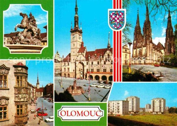 Olomouc Caesarova kasna Radnice Svatovaclavsky