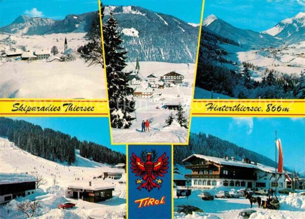 Hinterthiersee Panorama Teilansichten Hotels