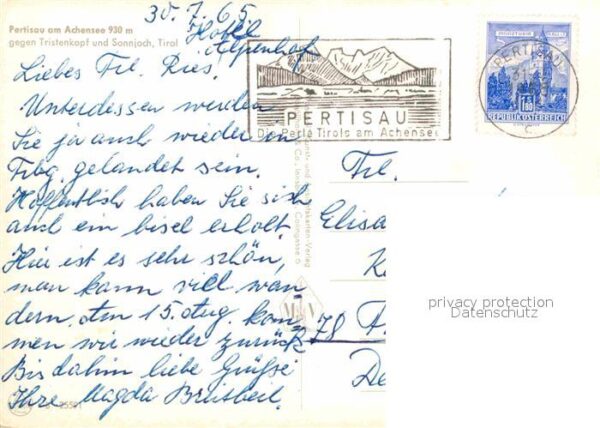 Pertisau Achensee mit Tristenkopf und Sennjoch – Bild 2