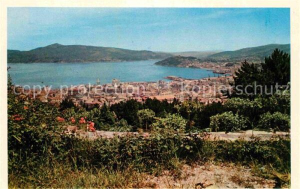Vigo Galicia Espana Vista general desde El Castro