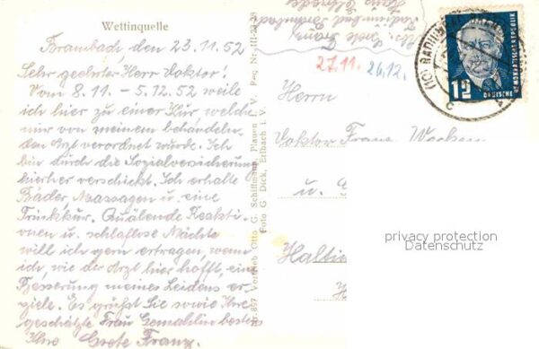 Bad Brambach Wettinquelle Radiumbad – Bild 2