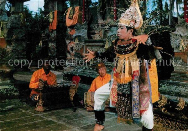 Bali Indonesien The Baris Dance