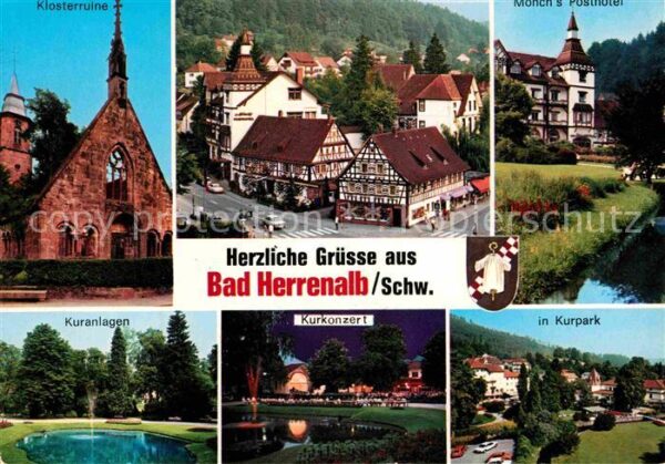 Bad Herrenalb Klosterruine Altstadt Fachwerkhäuser Ho