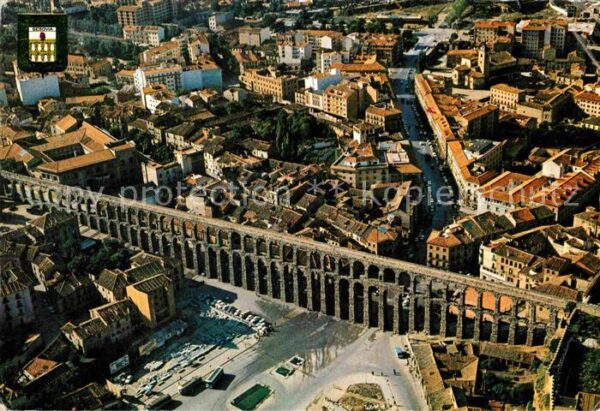Segovia Acueducto vista aerea