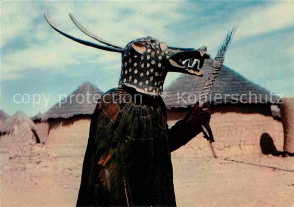 Elfenbeinkueste Cote d Ivoire Masque africain baoulé