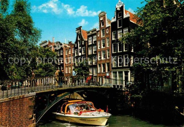 Amsterdam Niederlande Hotel Cok Brücke Kanal Boot