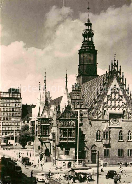 Wroclaw Ratusz Rathaus 14.-15. Jhdt.