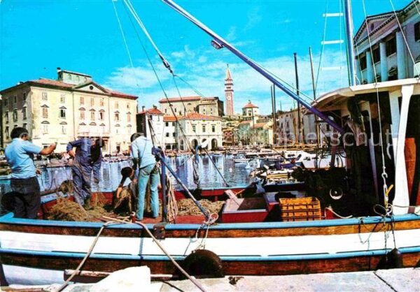 Piran Hafen Fischkutter