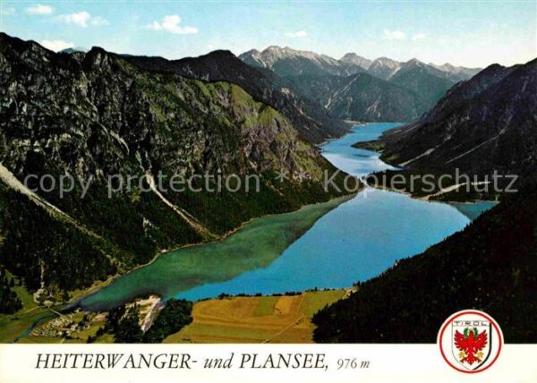 Heiterwang Heiterwangersee und Plansee Fliegeraufn