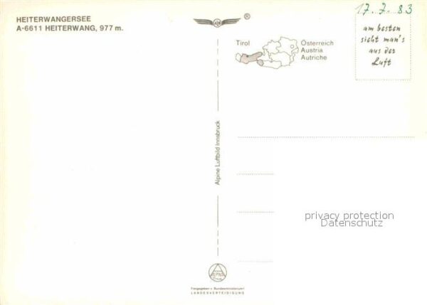 Heiterwang Heiterwangersee und Plansee Fliegeraufn – Bild 2