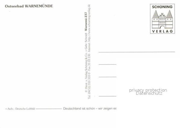 Warnemuende Ostseebad Fliegeraufnahme – Bild 2