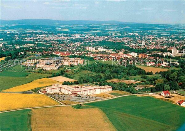Bayreuth Fliegeraufnahme mit Klinikum und Rehaze