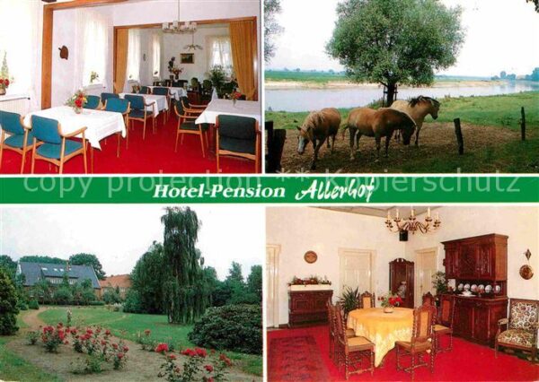 Rethem Aller Hotel Pension Allerhof Gaststube Pferde