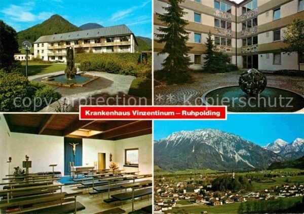 Ruhpolding Krankenhaus Vinzentinum Brunnen Kapelle