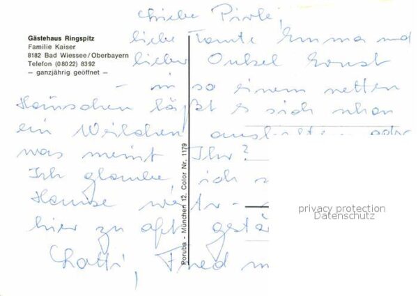 Bad Wiessee Gästehaus Ringspitz – Bild 2
