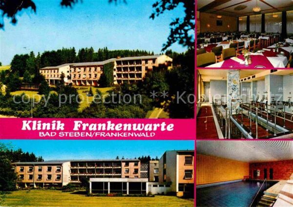 Bad Steben Klinik Frankenwarte Gastraum Reha Halle